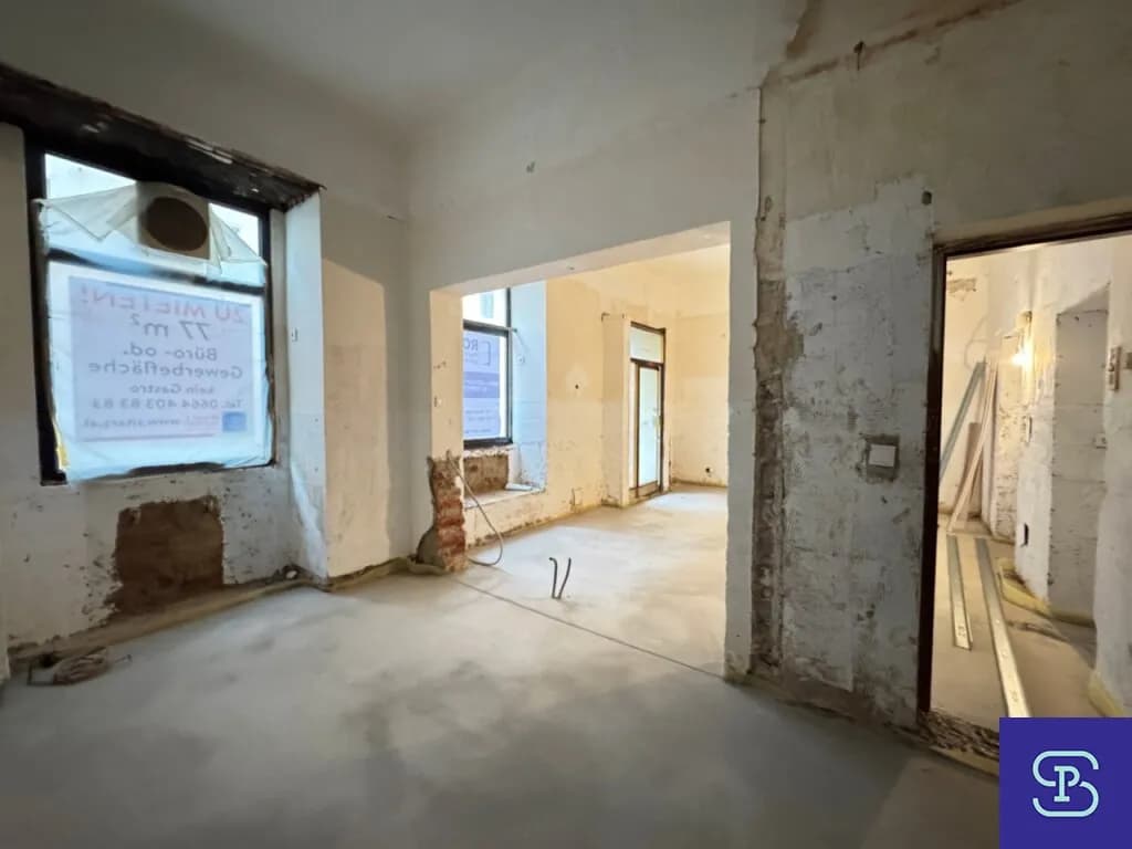 3-Zimmer-Gewerbeimmobilie mieten in Wien – 77 m², € 934