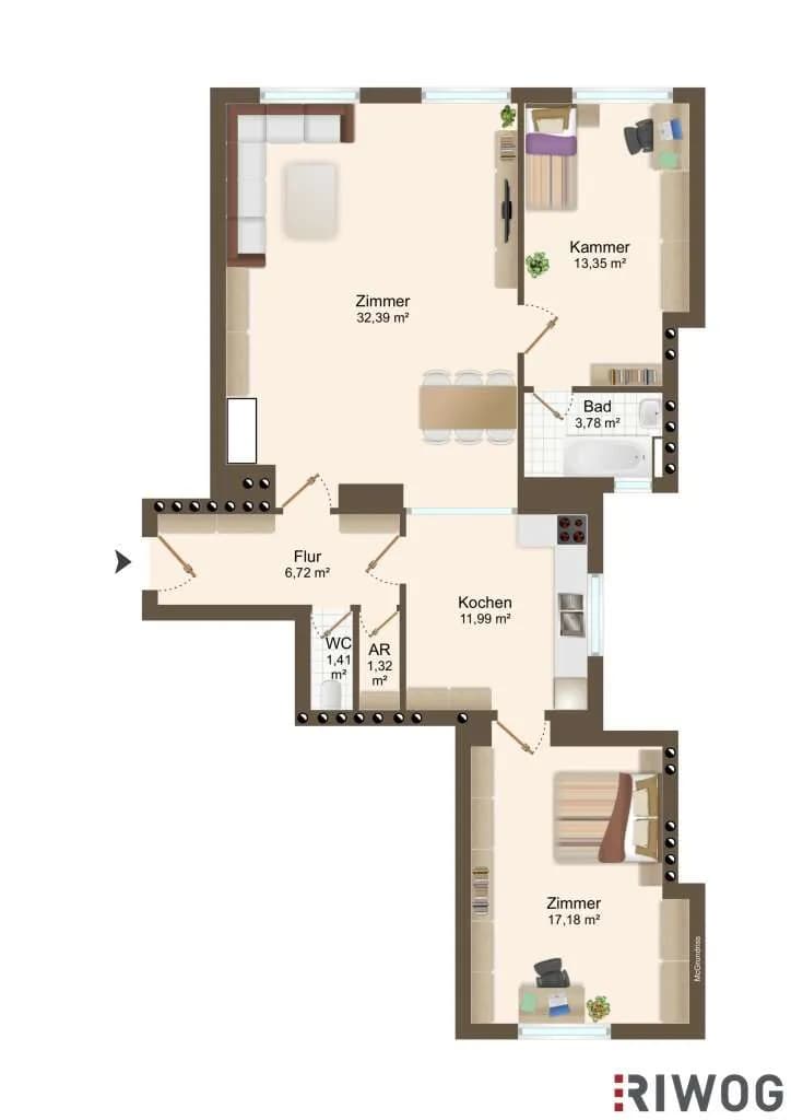 3-Zimmer-Wohnung kaufen in Wien – 86 m², € 729.000 – Bild 9 von 9