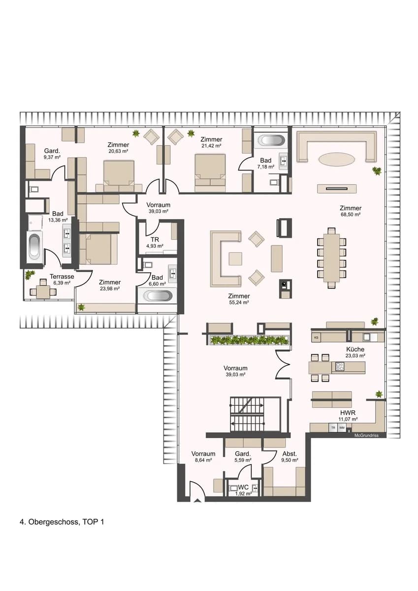4-Zimmer-Wohnung kaufen in Wien – 337 m² – Bild 11 von 11
