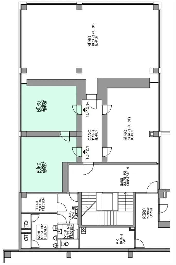 Gewerbeimmobilie mieten in Wien – 53 m², € 13 – Bild 8 von 11