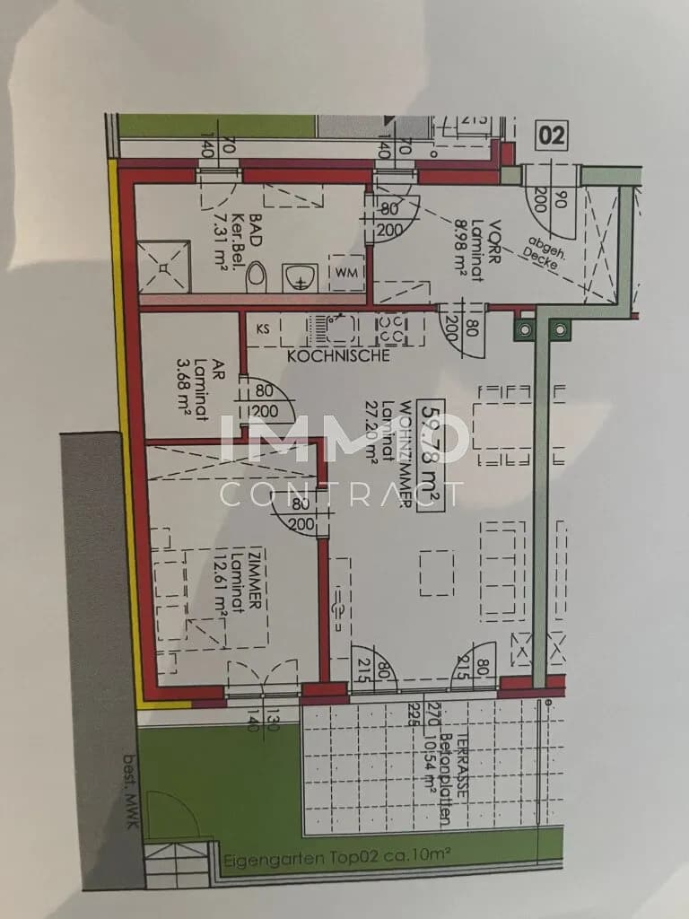 3-Zimmer-Wohnung mieten in Melk – 83,12 m², € 866 – Bild 11 von 11