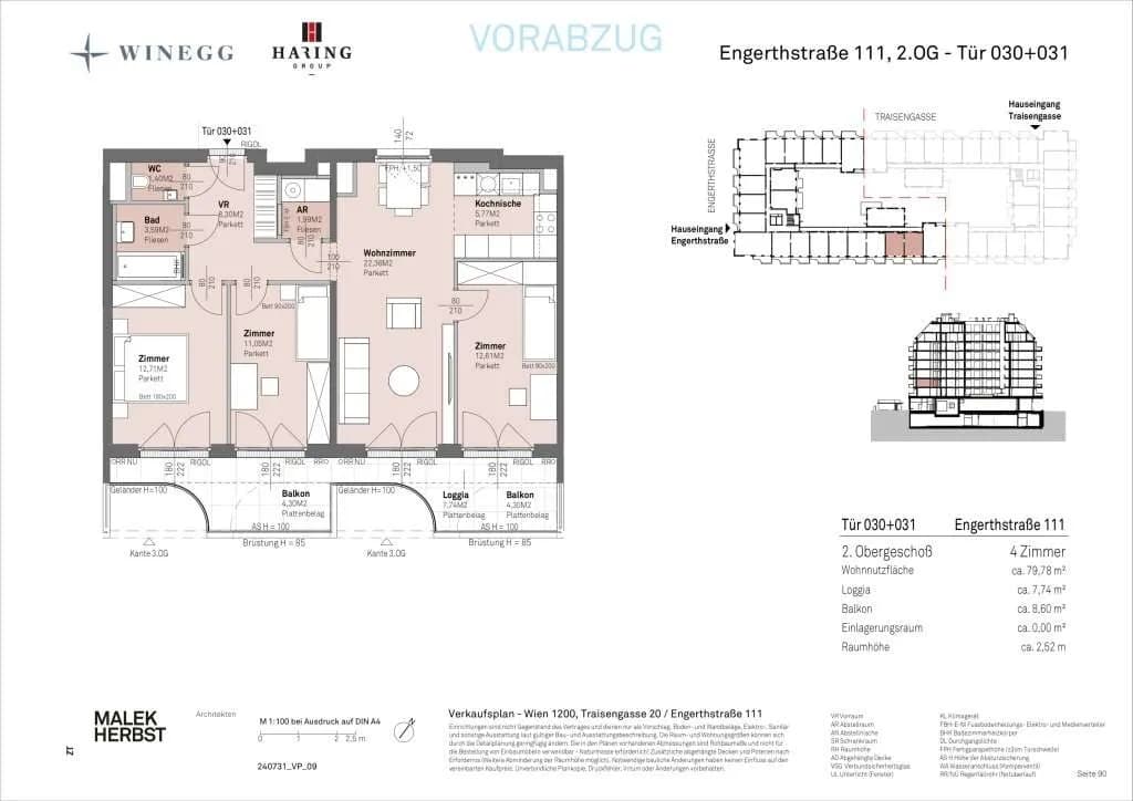 Immobilie kaufen in Wien – 79,78 m², € 481.200 – Bild 14 von 14