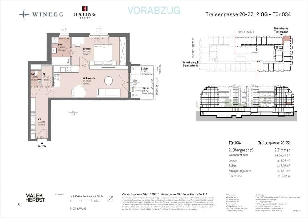 2-Zimmer-Wohnung kaufen in Wien – 52,93 m², € 331.200 – Bild 14 von 14