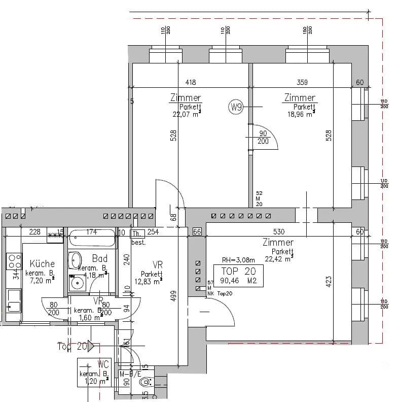 3-Zimmer-Wohnung kaufen in Wien – 91 m², € 615.000 – Bild 17 von 17