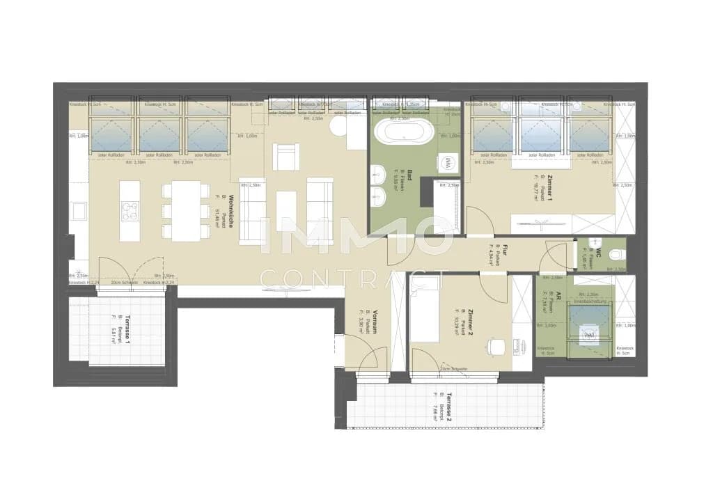 3-Zimmer-Wohnung kaufen in Wien – 108,54 m², € 660.900 – Bild 10 von 10