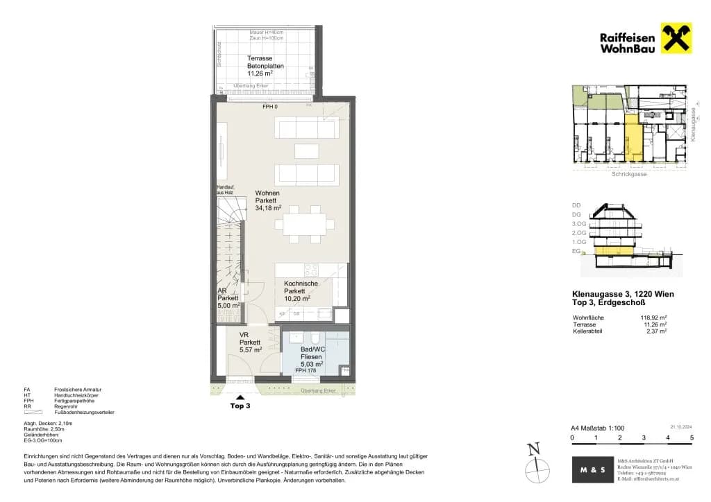 4-Zimmer-Wohnung kaufen in Wien – 118,89 m², € 731.500 – Bild 16 von 17