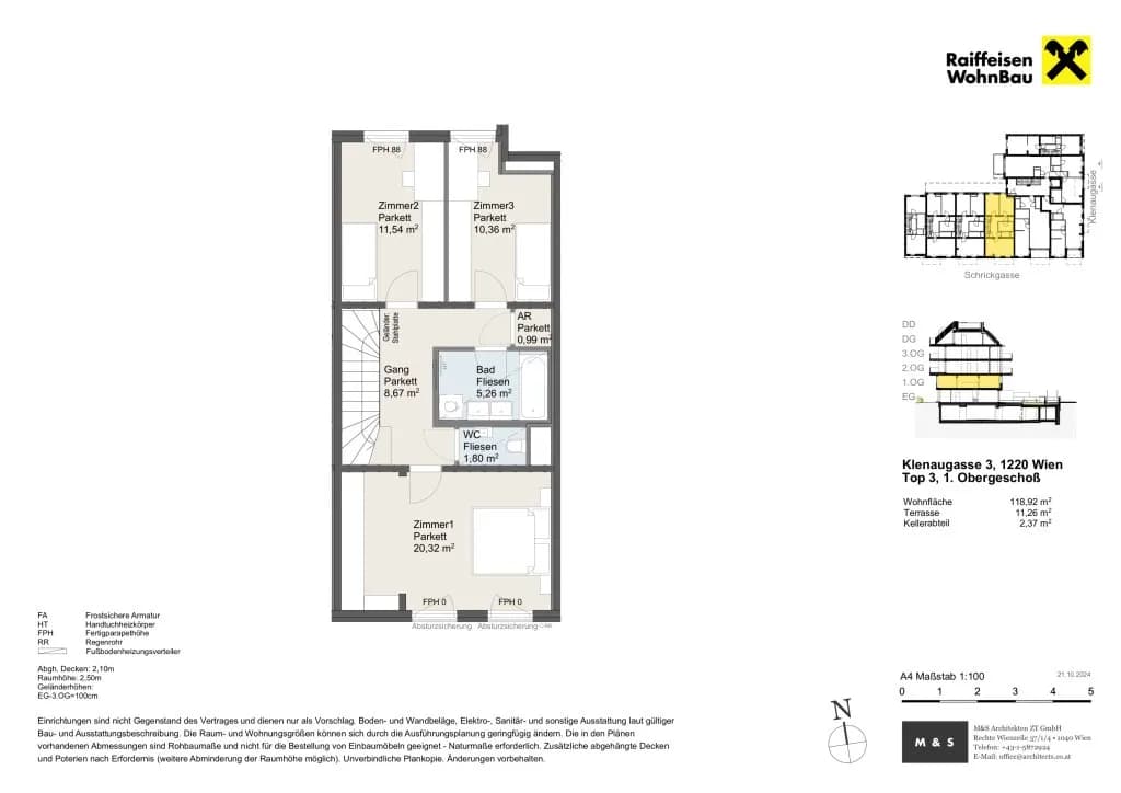 4-Zimmer-Wohnung kaufen in Wien – 118,89 m², € 731.500 – Bild 17 von 17