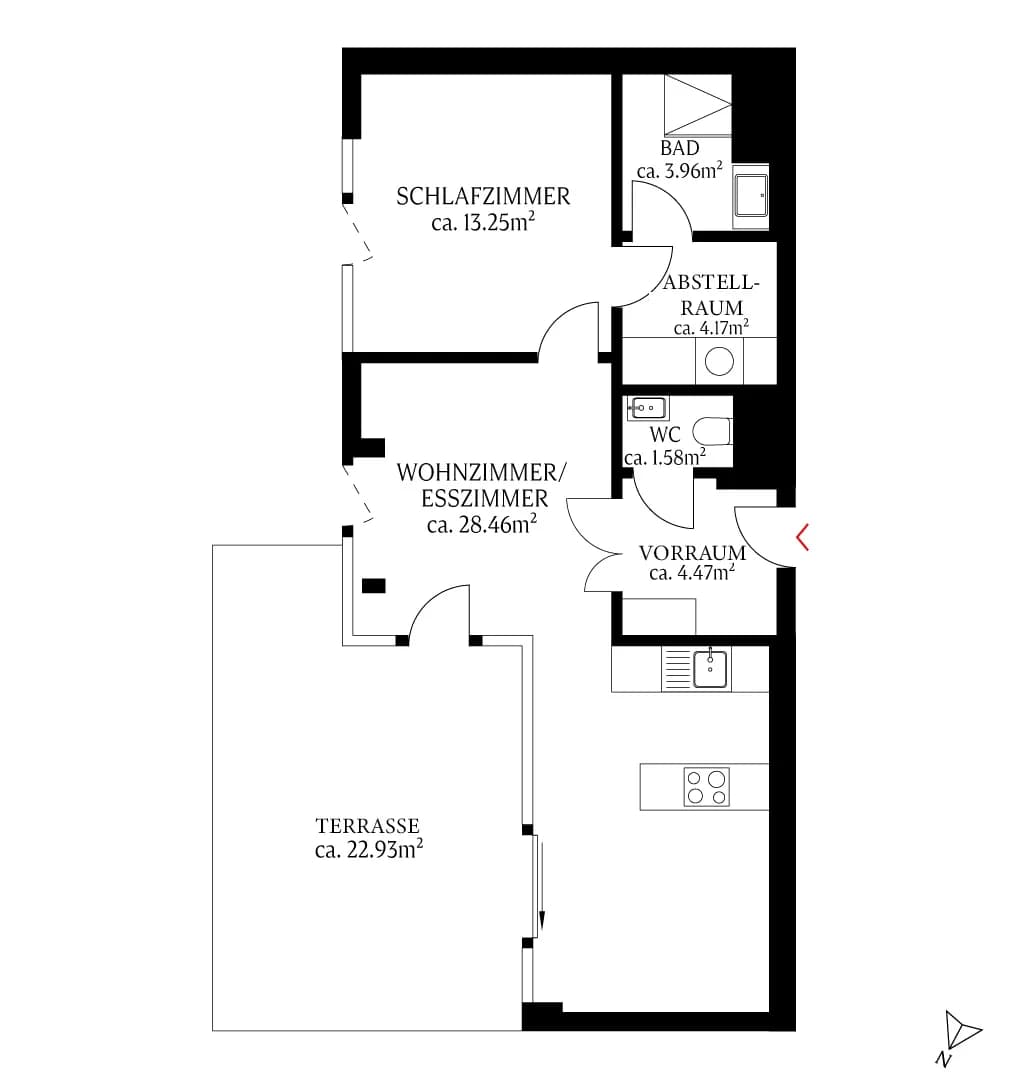 2-Zimmer-Wohnung kaufen in Wien – 55,89 m², € 790.000 – Bild 6 von 14