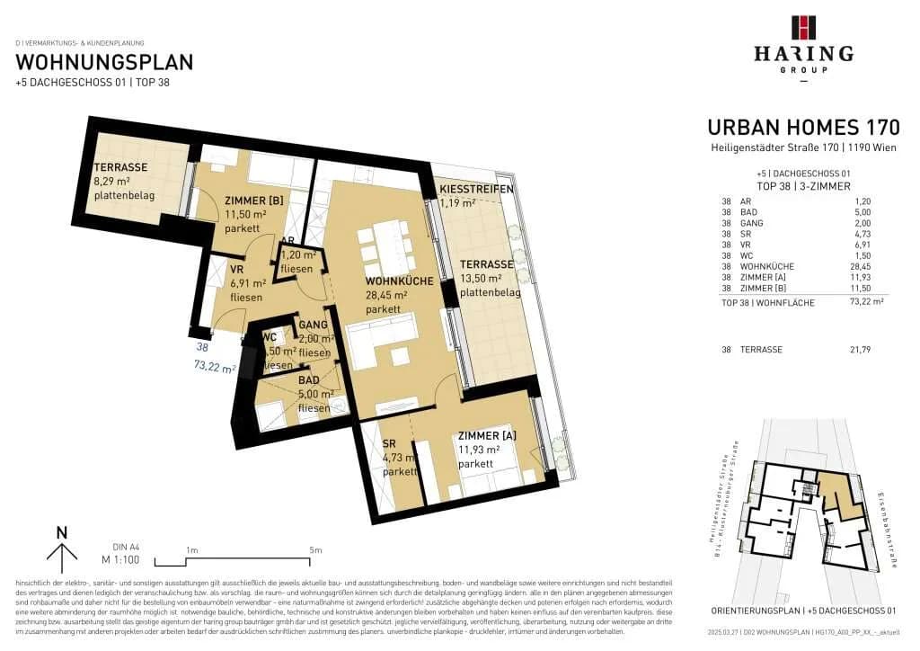 3-Zimmer-Wohnung kaufen in Wien – 71,37 m², € 625.500 – Bild 6 von 6
