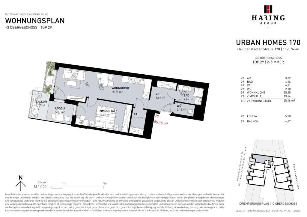 2-Zimmer-Wohnung kaufen in Wien – 55,16 m², € 439.500 – Bild 6 von 6