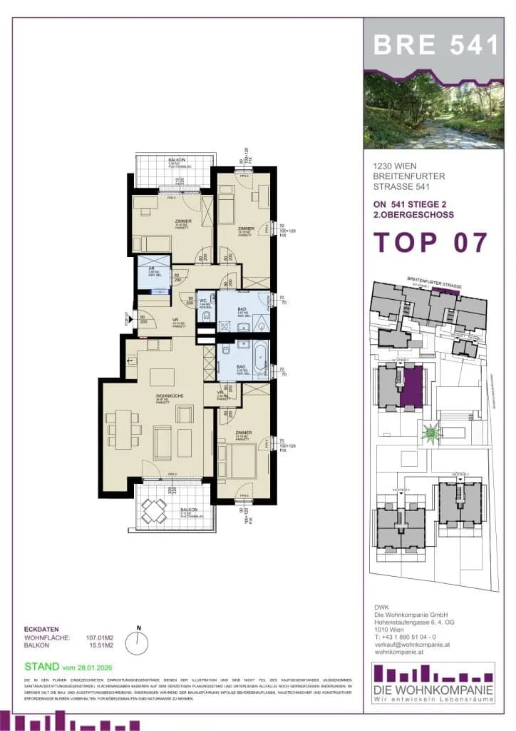 4-Zimmer-Wohnung kaufen in Wien – 105,05 m², € 720.897 – Bild 12 von 12
