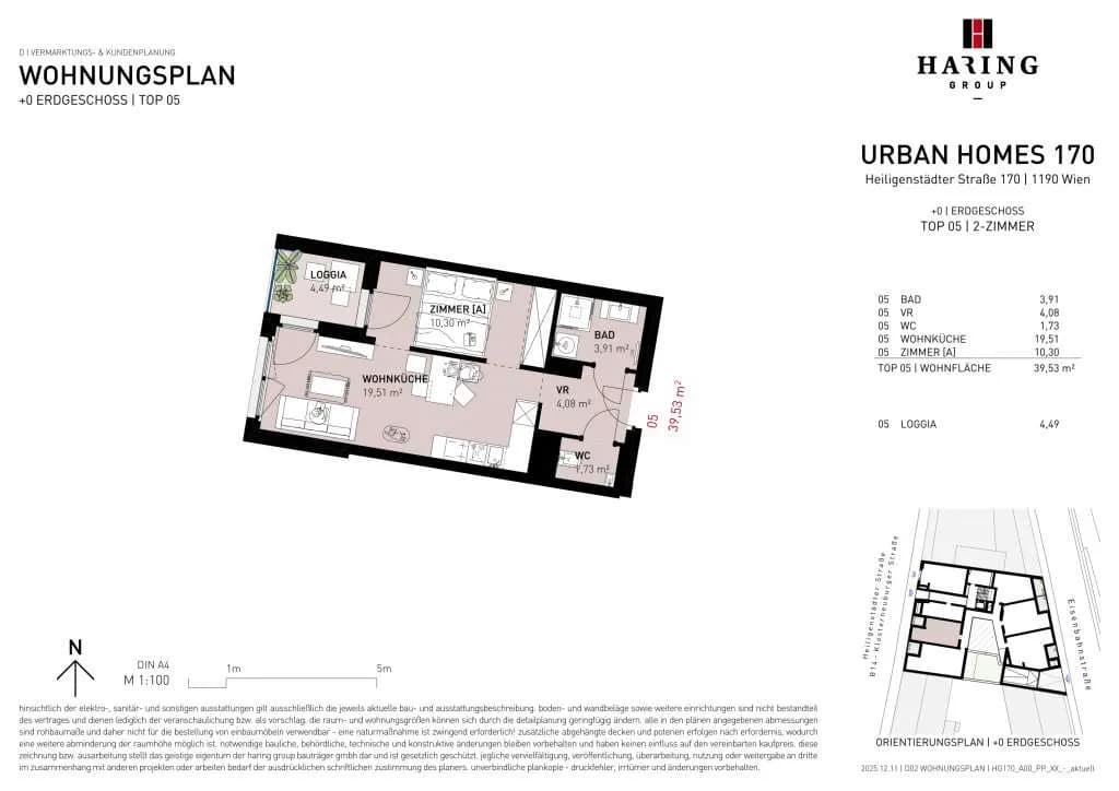 2-Zimmer-Wohnung kaufen in Wien – 39,74 m², € 249.500 – Bild 6 von 6