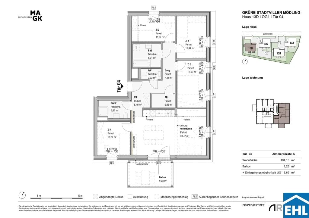5-Zimmer-Wohnung kaufen in Mödling – 104,13 m², € 709.500 – Bild 21 von 21