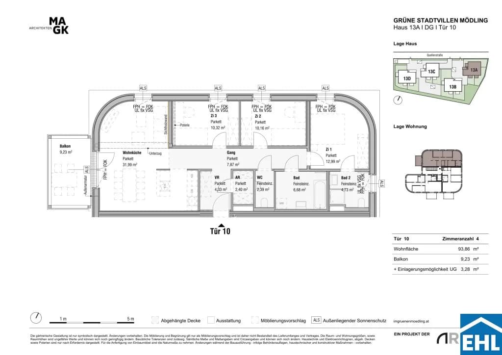 4-Zimmer-Wohnung kaufen in Mödling – 95,75 m², € 746.500 – Bild 31 von 31