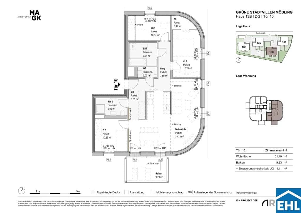 4-Zimmer-Wohnung kaufen in Mödling – 101,49 m², € 779.000 – Bild 21 von 21
