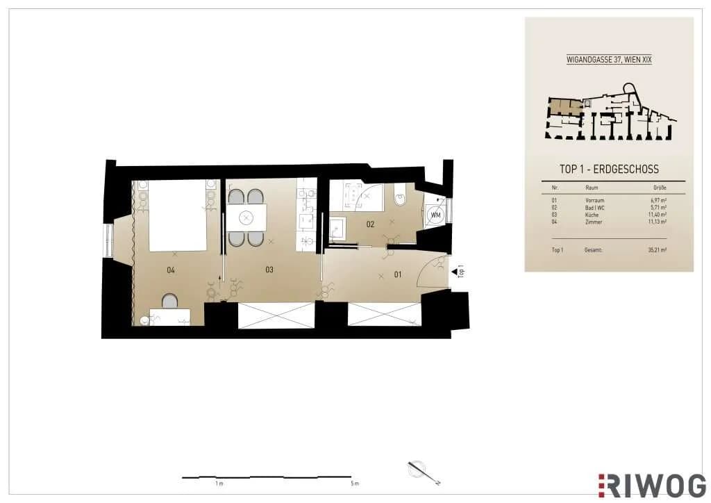 Wohnung mieten in Wien – 35,21 m², € 1.396 – Bild 13 von 13