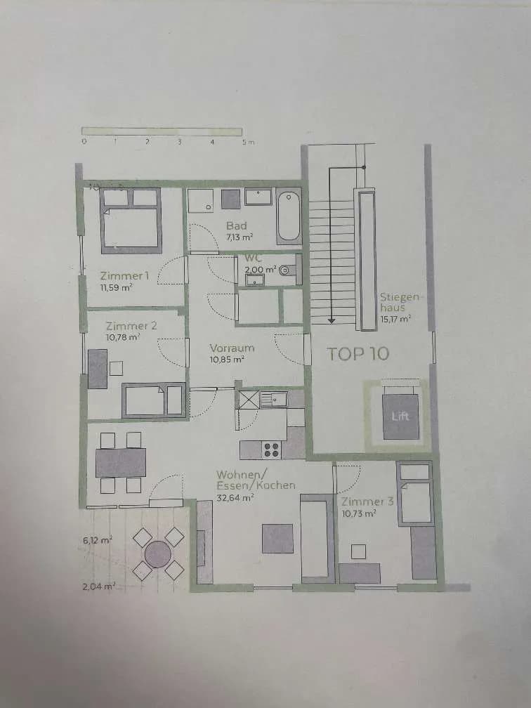 4-Zimmer-Wohnung mieten in Steyr – 94 m², € 1.305 – Bild 12 von 17