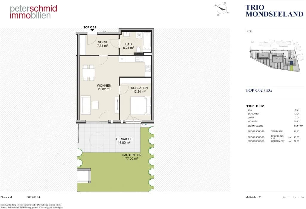 2-Zimmer-Wohnung kaufen in Vöcklabruck – 55,61 m², € 247.000 – Bild 11 von 13
