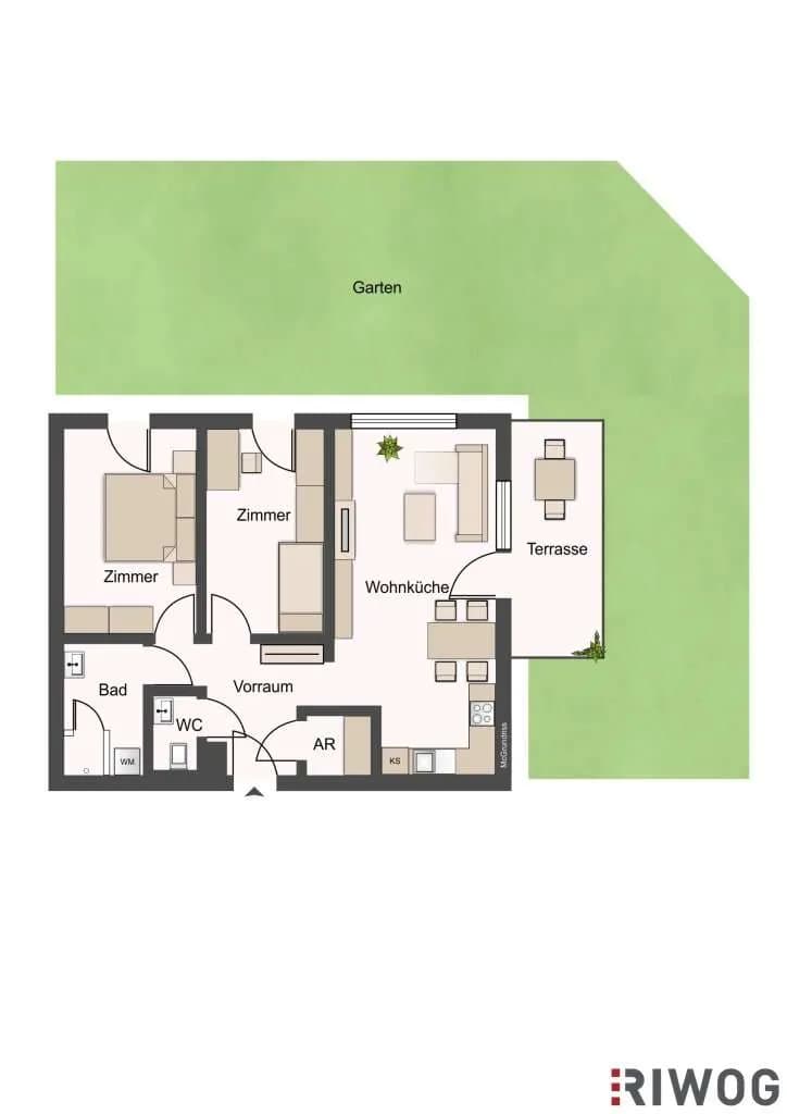 3-Zimmer-Wohnung kaufen in Korneuburg – 65 m², € 340.000 – Bild 6 von 6