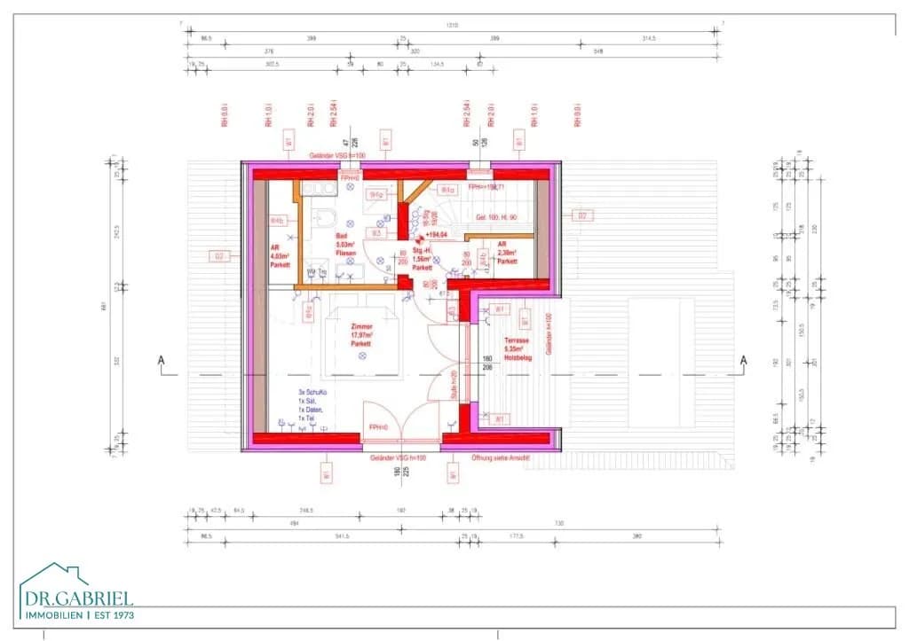 7-Zimmer-Haus mieten in Wien – 210 m², € 4.400 – Bild 23 von 23