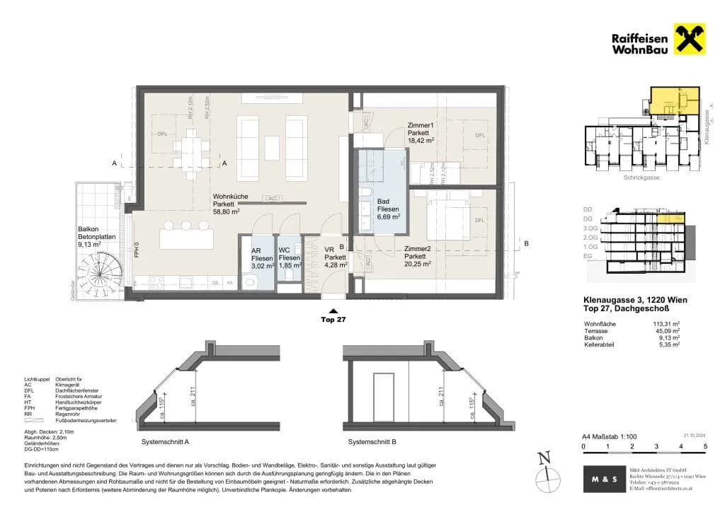 3-Zimmer-Wohnung kaufen in Wien – 113,31 m², € 849.100 – Bild 19 von 20