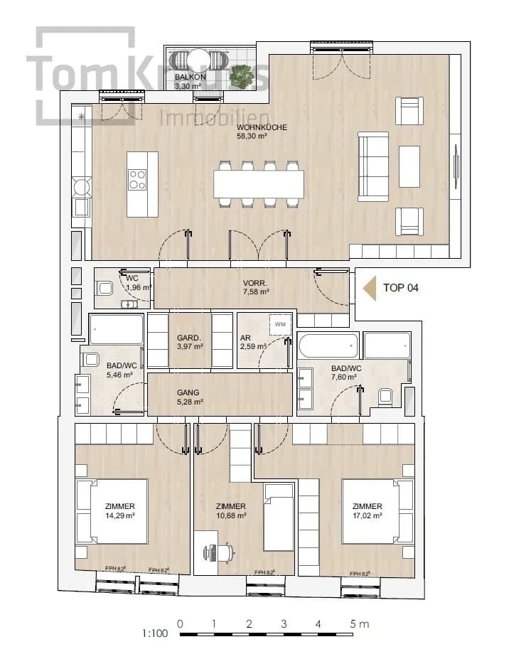 4-Zimmer-Wohnung kaufen in Wien – 134,73 m², € 1.227.500 – Bild 14 von 16