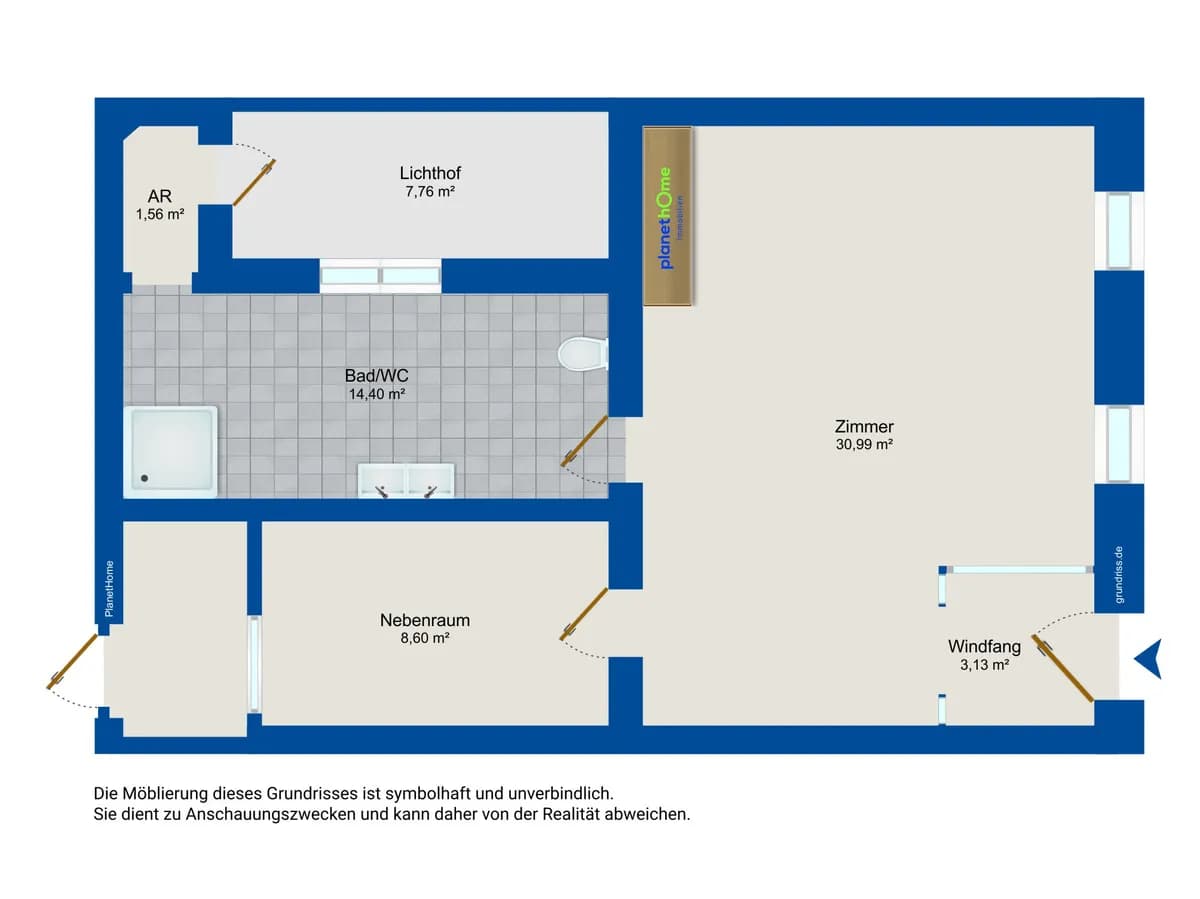 2-Zimmer-Wohnung kaufen in Wien – 58,68 m², € 259.000 – Bild 8 von 8