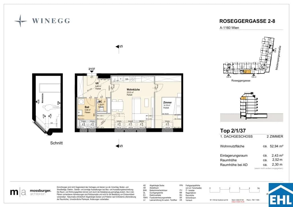 2-Zimmer-Wohnung kaufen in Wien – 53 m², € 392.600 – Bild 12 von 12