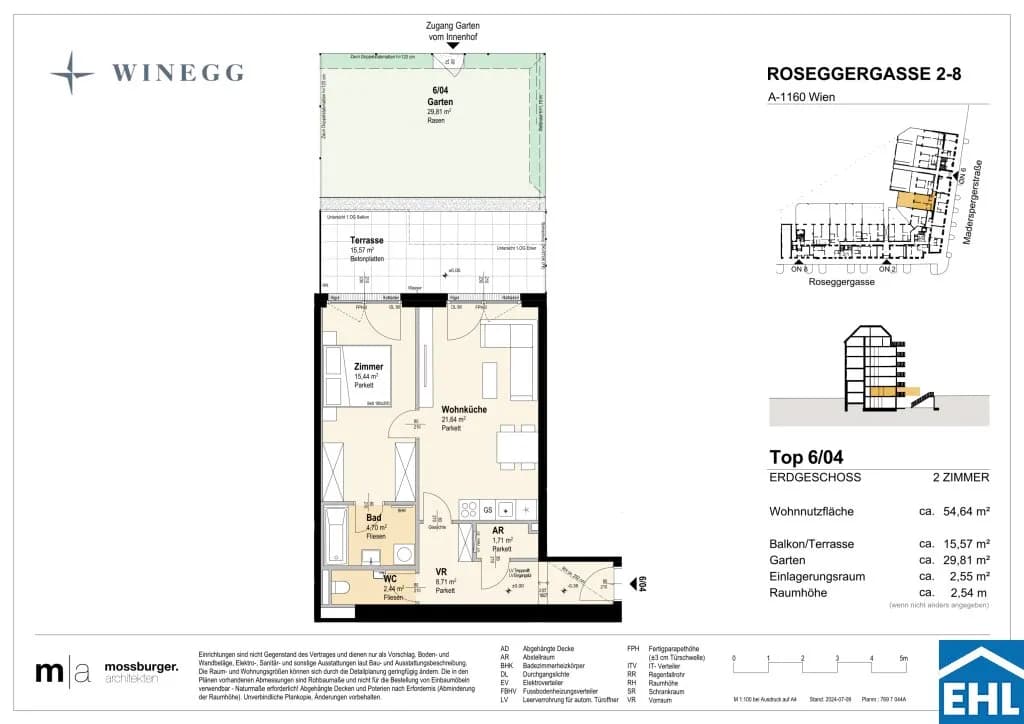 2-Zimmer-Wohnung kaufen in Wien – 54,7 m², € 329.800 – Bild 13 von 13