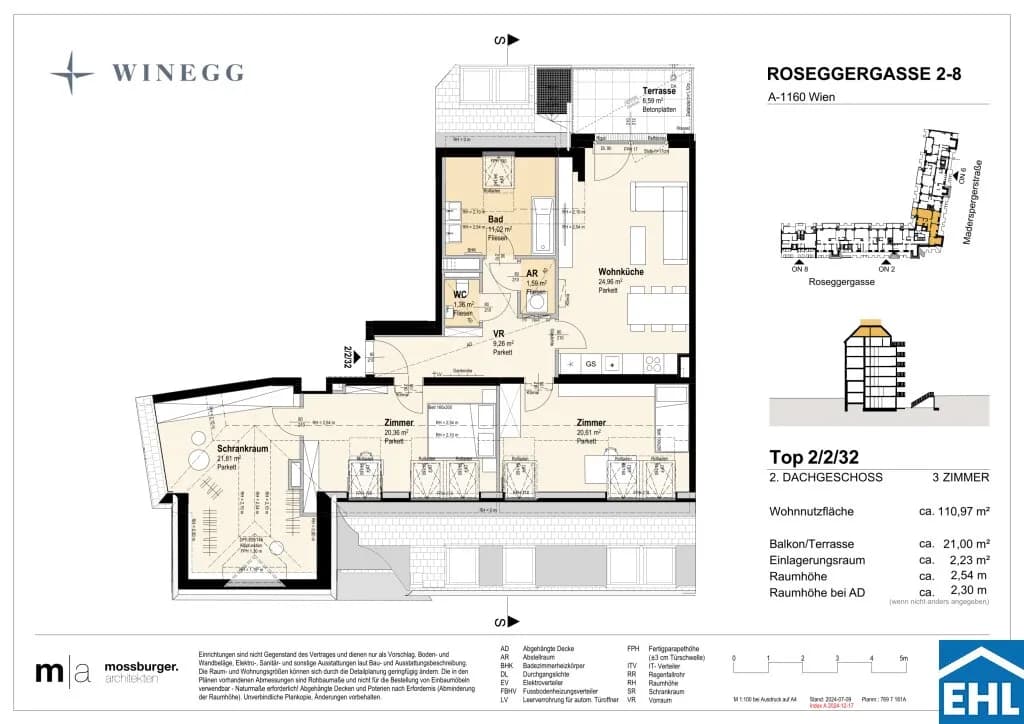 3-Zimmer-Wohnung kaufen in Wien – 110,97 m², € 941.400 – Bild 13 von 14