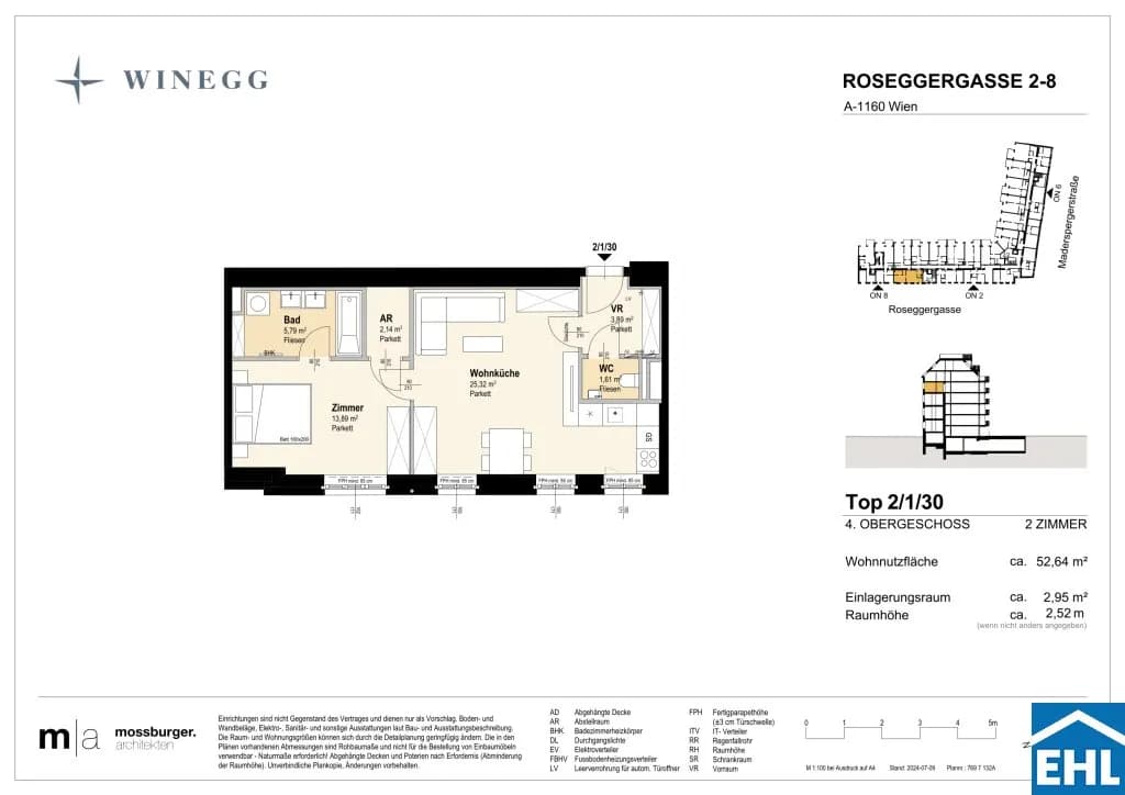 2-Zimmer-Wohnung kaufen in Wien – 52,6 m², € 375.400 – Bild 13 von 13