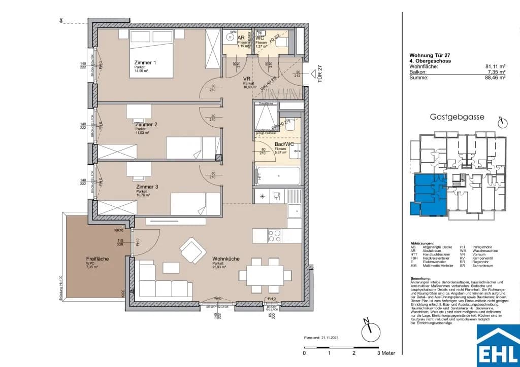 4-Zimmer-Wohnung kaufen in Wien – 81,11 m², € 540.000 – Bild 18 von 18