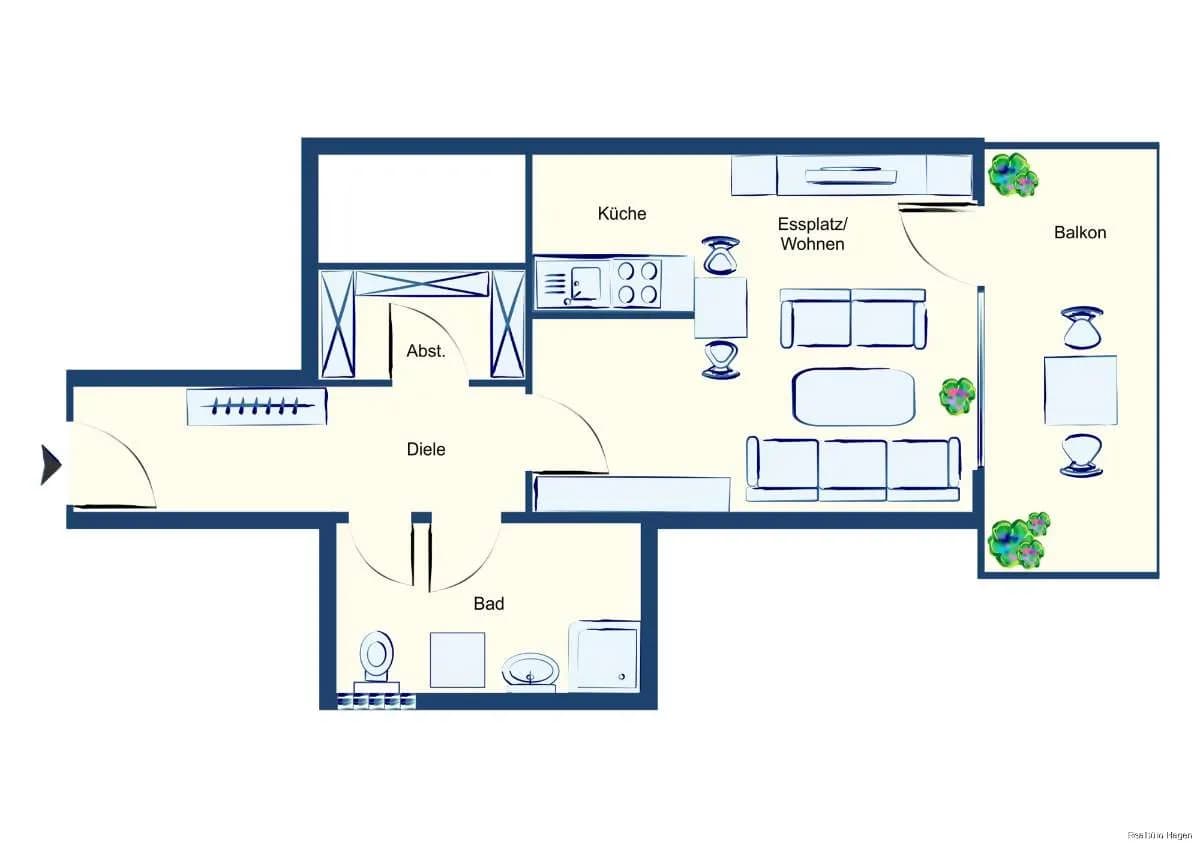 1-Zimmer-Wohnung kaufen in Dornbirn – 39,51 m², € 155.000 – Bild 9 von 9