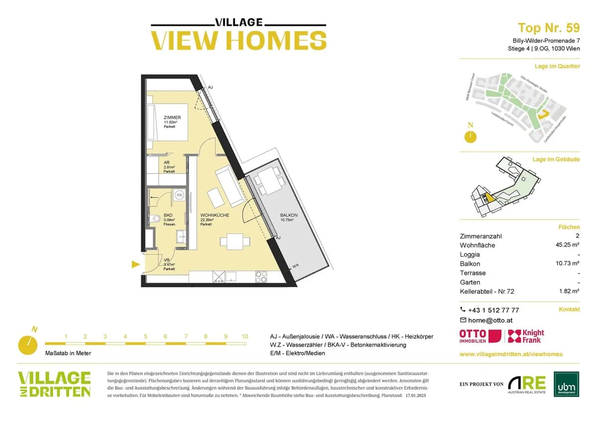 2-Zimmer-Wohnung kaufen in Wien – 44,55 m², € 450.000 – Bild 29 von 41