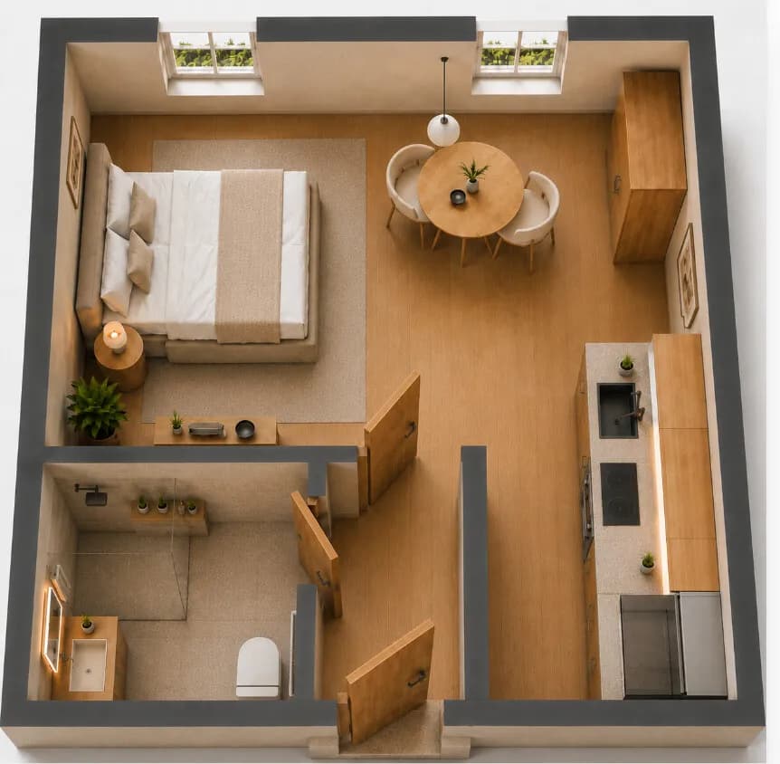 2-Zimmer-Wohnung kaufen in Graz – 24 m², € 109.000 – Bild 5 von 5