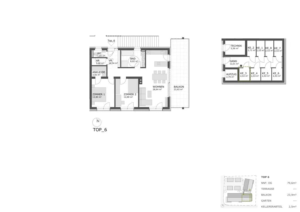3-Zimmer-Wohnung kaufen in Deutschlandsberg – 80 m², € 299.000 – Bild 7 von 7