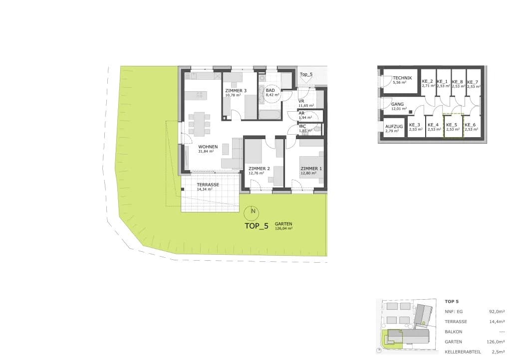 4-Zimmer-Wohnung kaufen in Deutschlandsberg – 92 m², € 347.500 – Bild 7 von 7