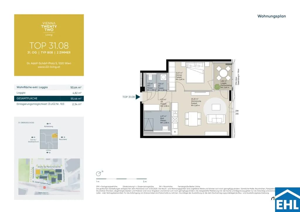 Immobilie kaufen in Wien – 50,64 m², € 446.945 – Bild 17 von 17
