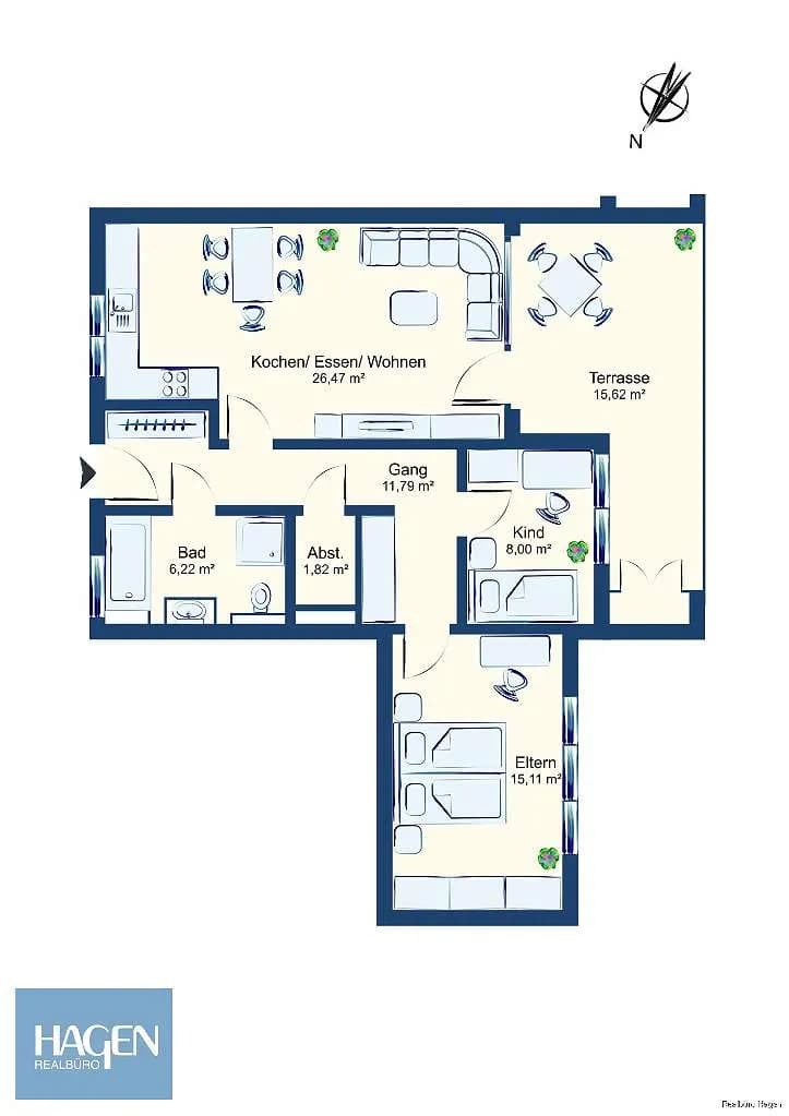 3-Zimmer-Wohnung kaufen in Dornbirn – 69,29 m², € 340.000 – Bild 14 von 15