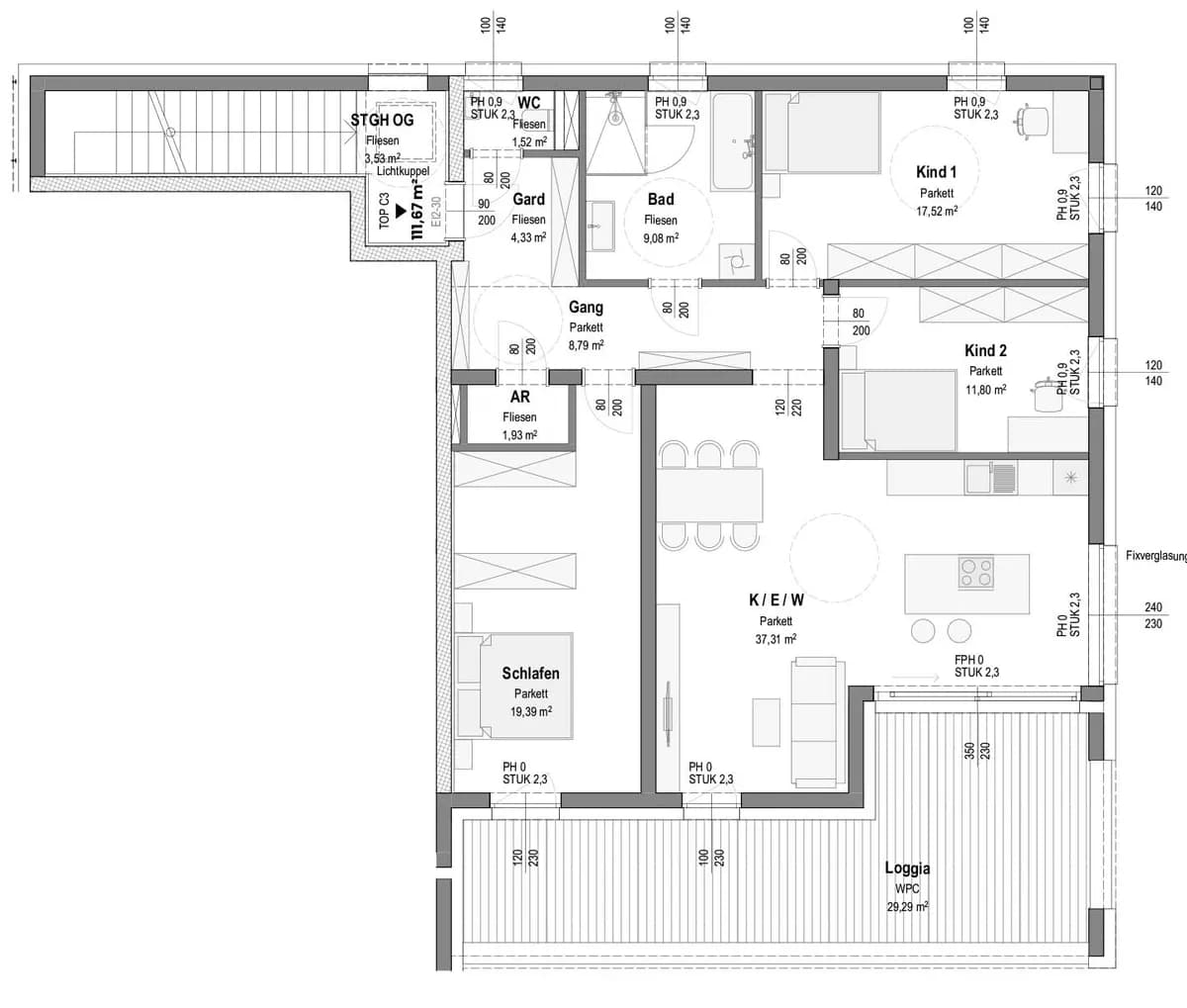 4-Zimmer-Wohnung kaufen in Gmunden – 111,67 m², € 749.000 – Bild 2 von 16