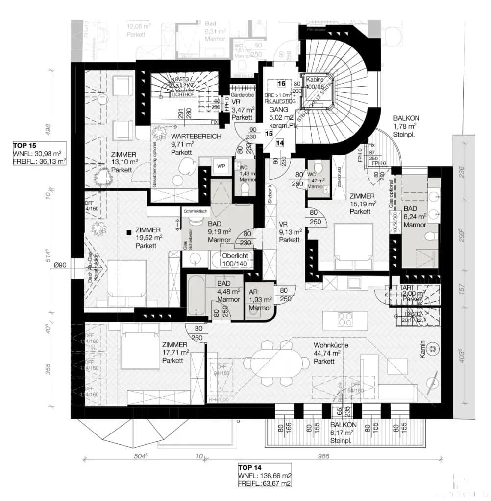 4-Zimmer-Wohnung kaufen in Wien – 108 m², € 987.000 – Bild 32 von 32