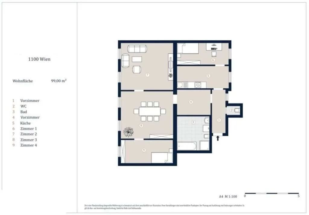 3-Zimmer-Wohnung kaufen in Wien – 99 m², € 339.000 – Bild 12 von 12