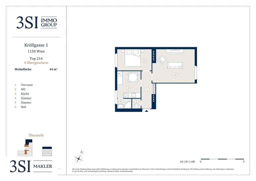 2-Zimmer-Wohnung kaufen in Wien – 43 m², € 193.000 – Bild 14 von 14