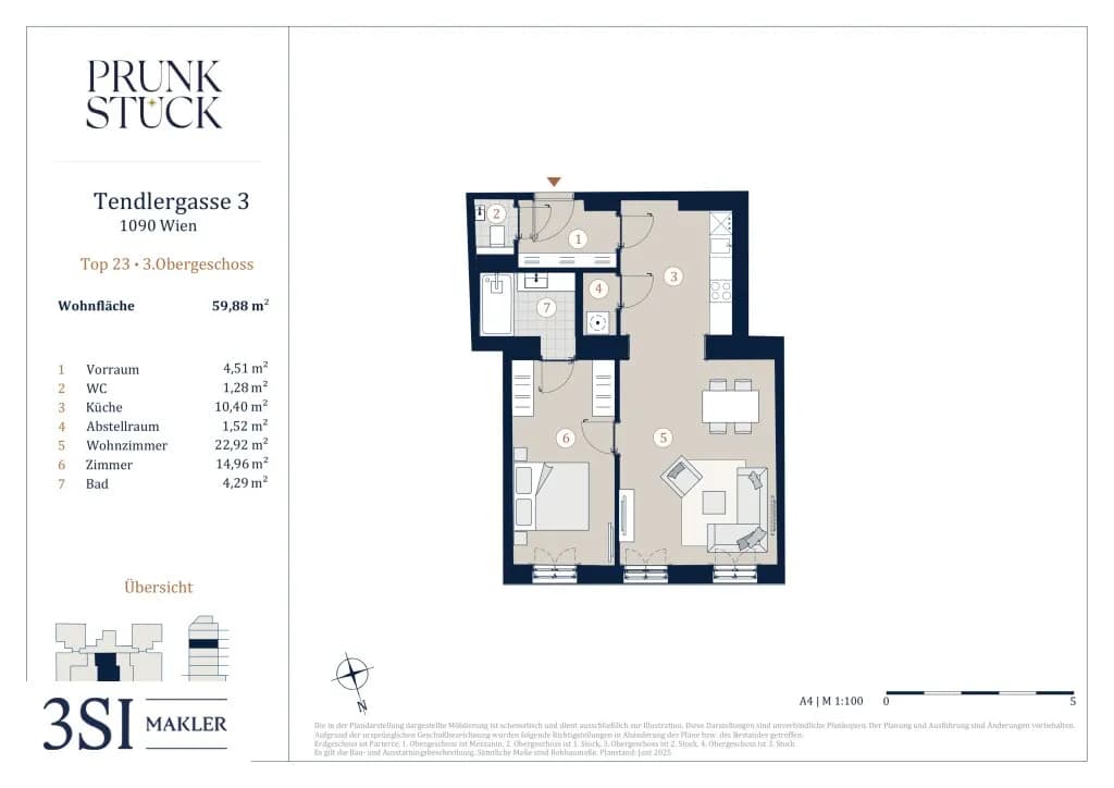 2-Zimmer-Wohnung kaufen in Wien – 59,88 m², € 579.000 – Bild 16 von 16