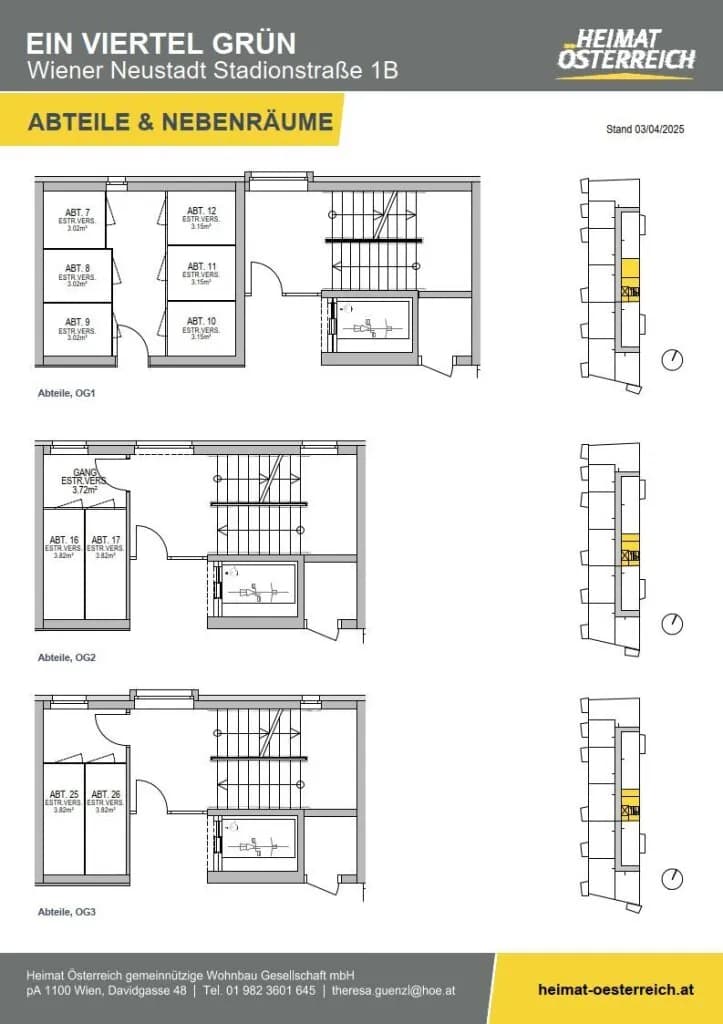 3-Zimmer-Wohnung mieten in Wiener Neustadt – 71,29 m², € 927 – Bild 28 von 37