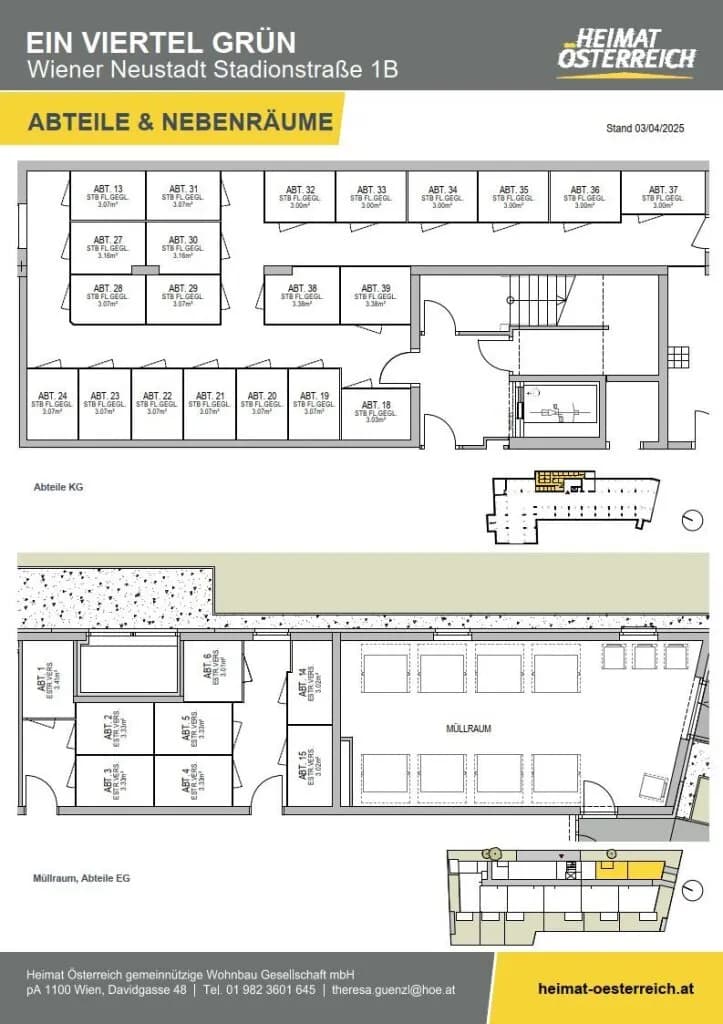 3-Zimmer-Wohnung mieten in Wiener Neustadt – 71,29 m², € 927 – Bild 35 von 37