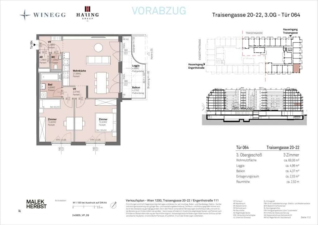 Immobilie kaufen in Wien – 69,06 m², € 453.900 – Bild 14 von 14