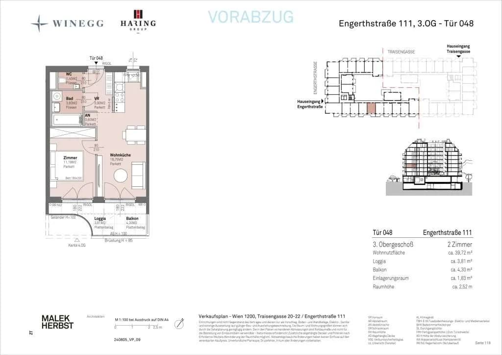 Immobilie kaufen in Wien – 39,72 m², € 257.900 – Bild 14 von 14
