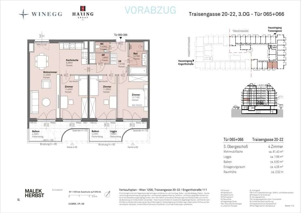 Immobilie kaufen in Wien – 81,4 m², € 557.000 – Bild 14 von 14
