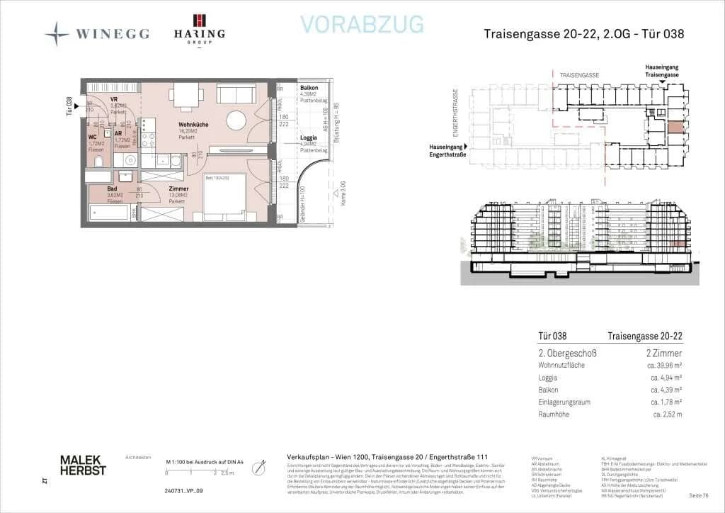 Immobilie kaufen in Wien – 39,96 m², € 247.300 – Bild 14 von 14